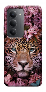 Чехол Леопард в цветах для Xiaomi Redmi 15 (Global)