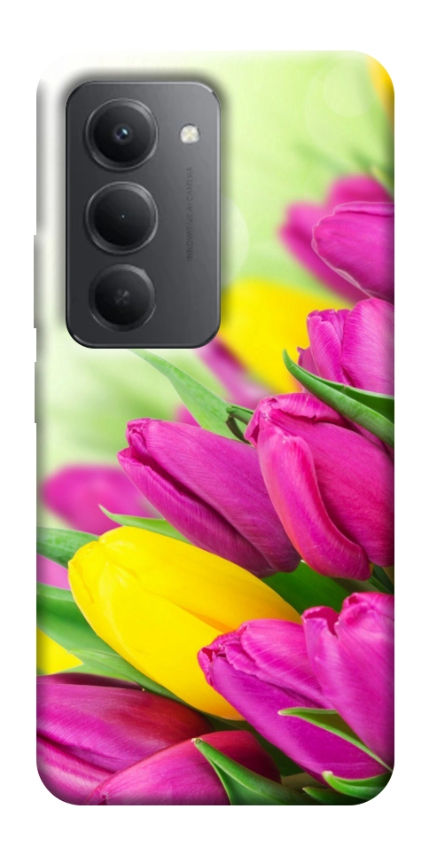 Чохол Барвисті тюльпани для Xiaomi Redmi 15 (Global)