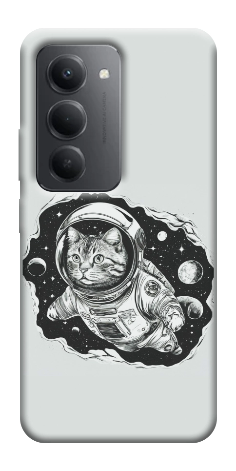 Чехол Кот космонавт для Xiaomi Redmi 15 (Global)