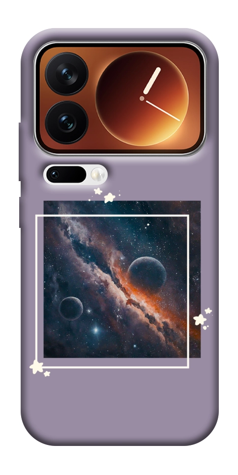 Чехол Космос в квадрате для Xiaomi 17 Pro Max