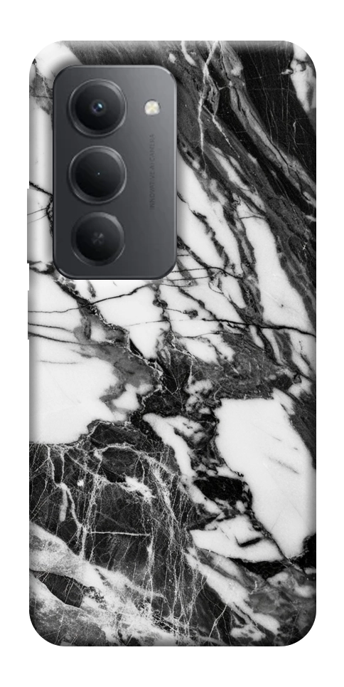 Чехол Calacatta black marble для Xiaomi Redmi 15 (Global)