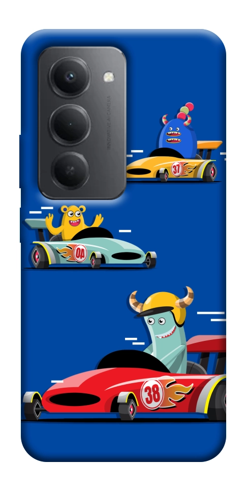 Чехол Монстры и машинки для Xiaomi Redmi 15 (Global)