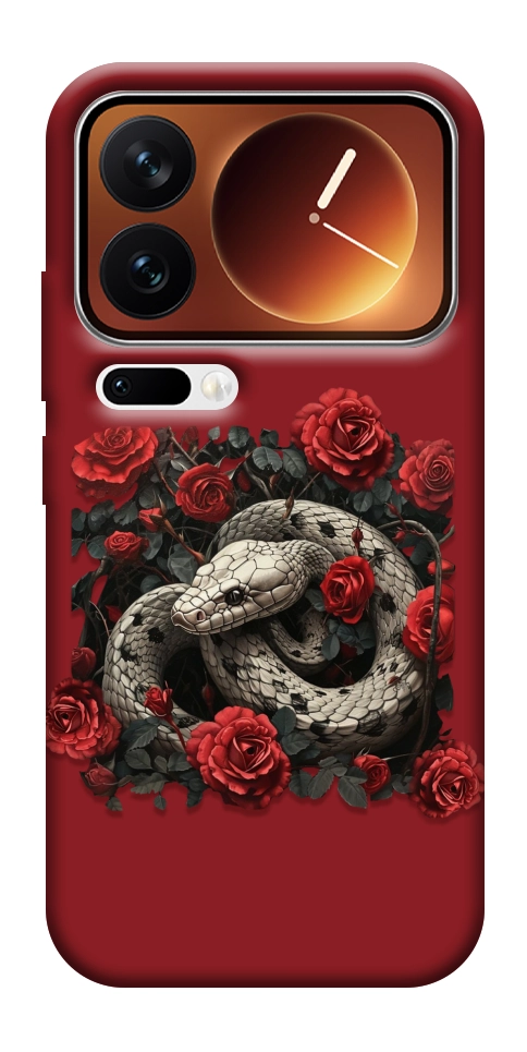Чехол Roses snake для Xiaomi 17 Pro Max