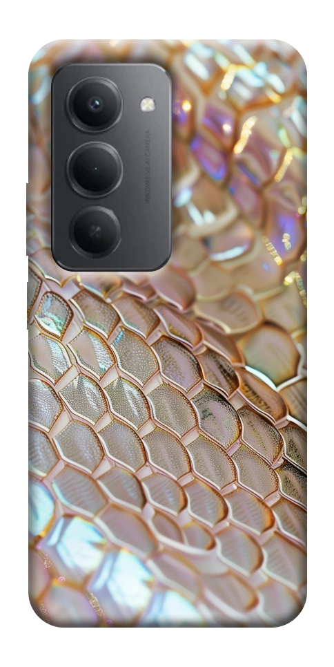 Чехол Gold snake skin для Xiaomi Redmi 15 (Global)