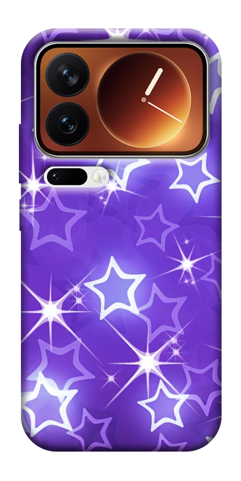 Чехол Purple sparkles для Xiaomi 17 Pro Max