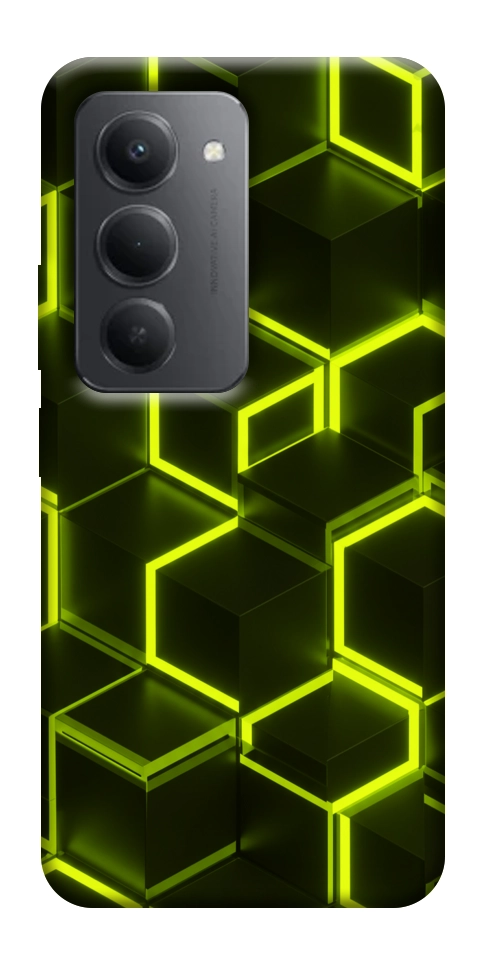 Чехол Neon hexagon для Xiaomi Redmi 15 (Global)
