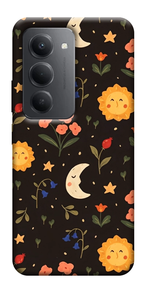 Чехол Полевые цветы для Xiaomi Redmi 15 (Global)
