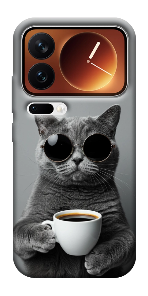 Чехол Grey cat coffee для Xiaomi 17 Pro Max