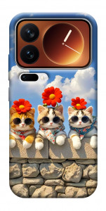 Чохол Flower cats для Xiaomi 17 Pro Max
