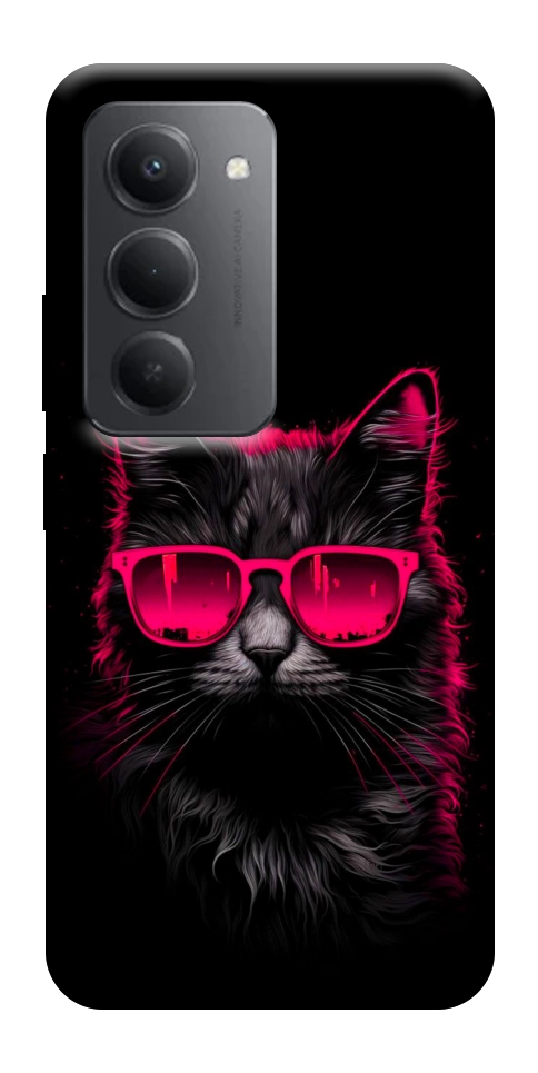 Чехол Cyberpunk cat для Xiaomi Redmi 15 (Global)