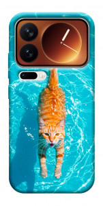 Чохол Cat swimming для Xiaomi 17 Pro Max