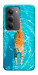 Чехол Cat swimming для Xiaomi Redmi 15 (Global)