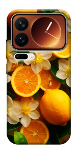 Чехол Лимоны и цветы для Xiaomi 17 Pro Max