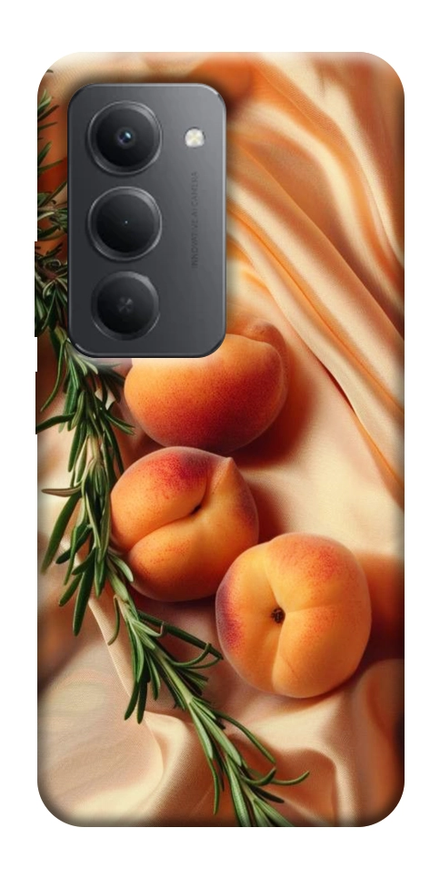Чехол Лакешери персики для Xiaomi Redmi 15 (Global)
