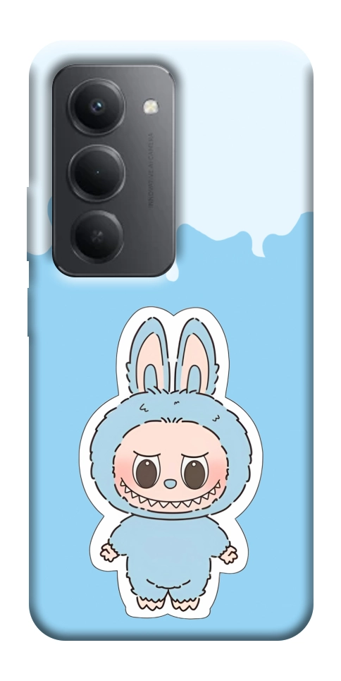 Чехол Labubu blue для Xiaomi Redmi 15 (Global)