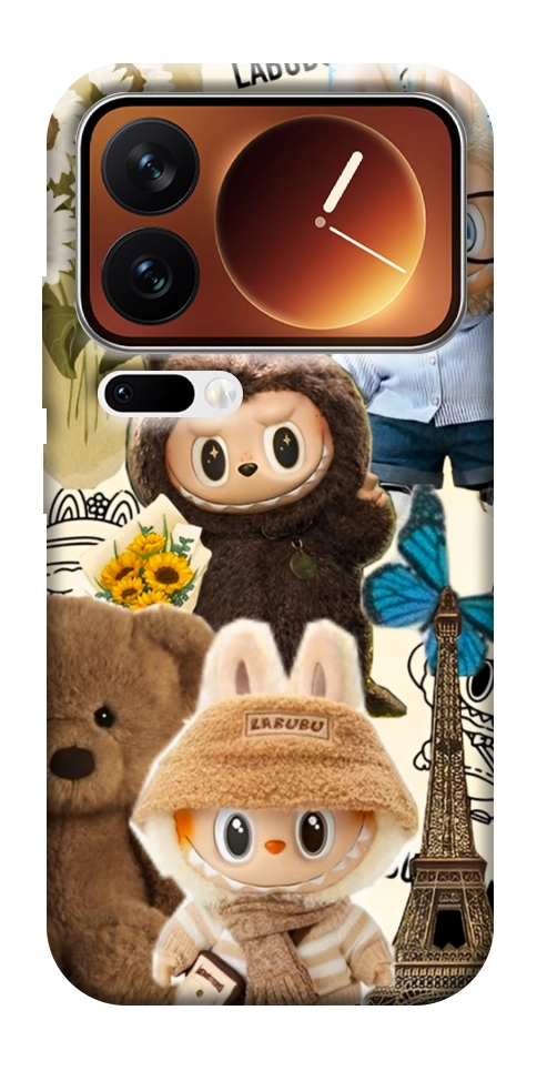 Чехол Labubu mood для Xiaomi 17 Pro Max