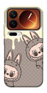 Чехол Labubu twins для Xiaomi 17 Pro Max