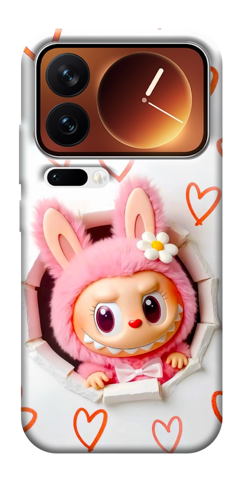Чехол Labubu paper для Xiaomi 17 Pro Max