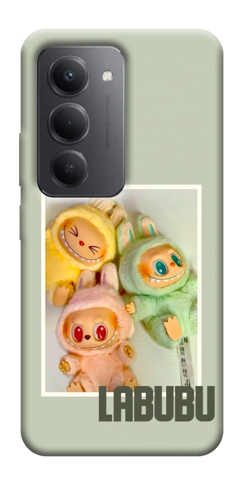 Чехол Trio labubu для Xiaomi Redmi 15 (Global)