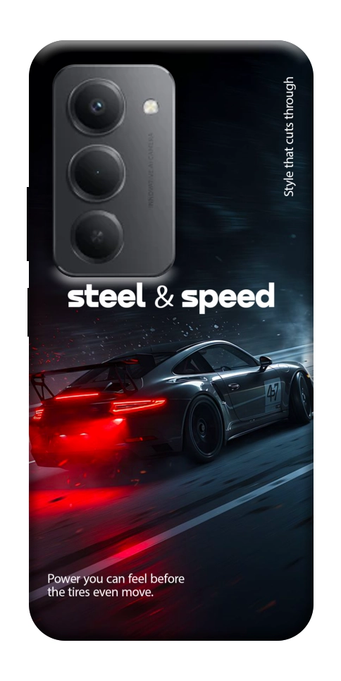 Чехол Black and red care для Xiaomi Redmi 15 (Global)