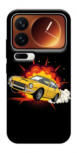 Чохол Retro comics car black для Xiaomi 17 Pro Max