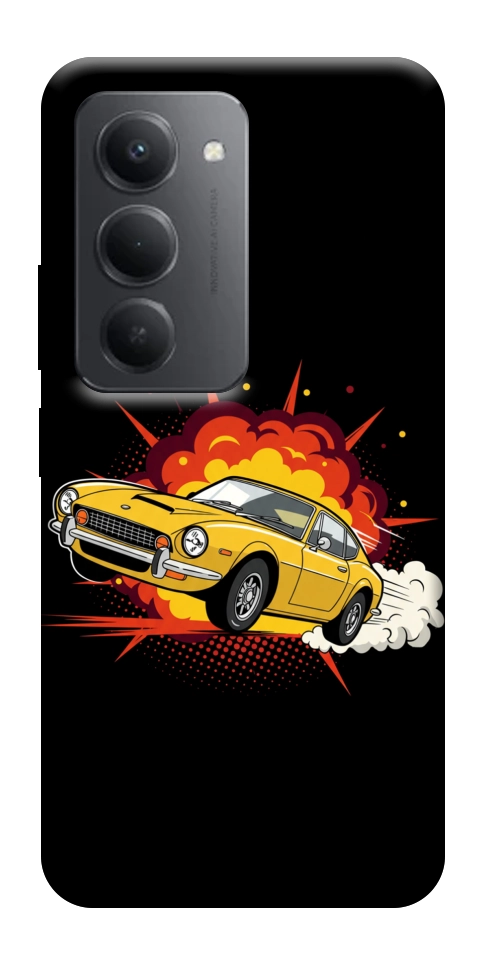 Чехол Retro comics car black для Xiaomi Redmi 15 (Global)