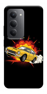 Чехол Retro comics car black для Xiaomi Redmi 15 (Global)