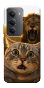 Чехол Shocked cat and lion для Xiaomi Redmi 15 (Global)