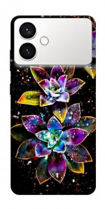 Чохол Flowers on black для Galaxy S26 Edge