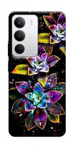Чехол Flowers on black для Realme C71