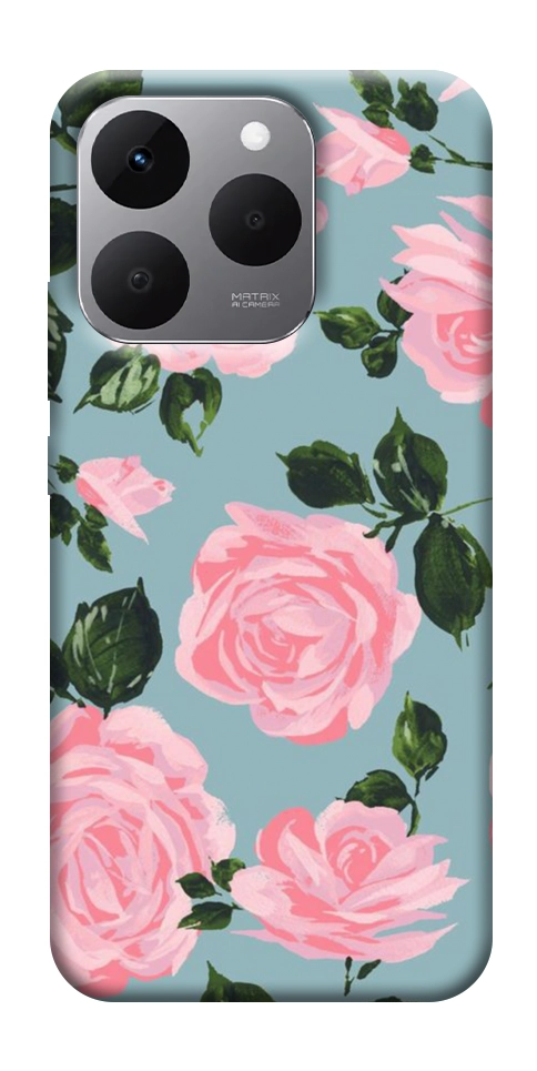 Чохол Рожевий принт для Realme 15T