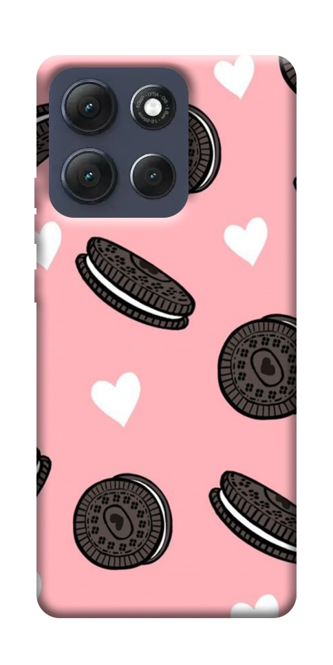 Чехол Печенье Opeo pink для Motorola Moto G86 Power