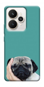 Чехол Спящий мопс для Realme 15