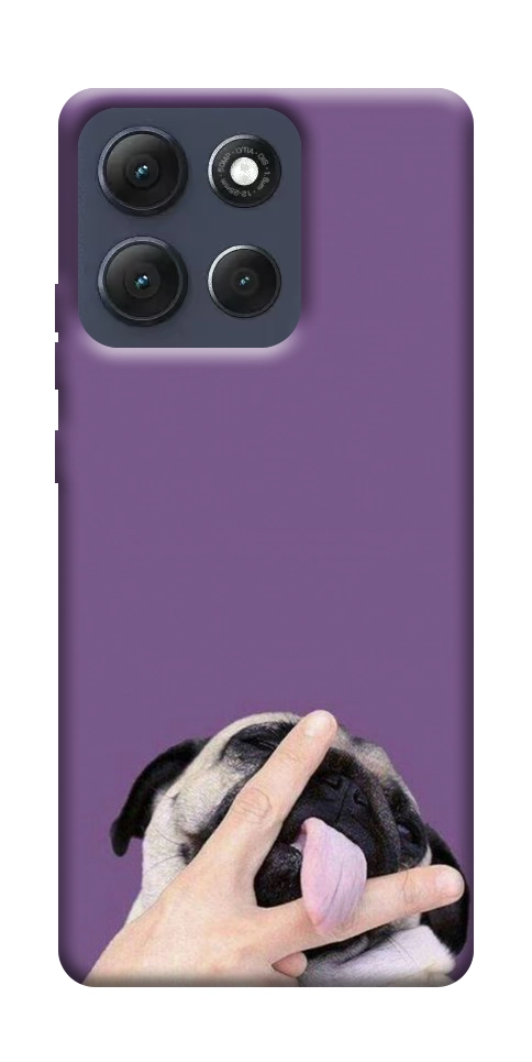 Чехол Мопс для Motorola Moto G86 Power