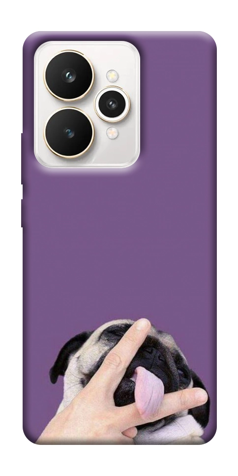 Чехол Мопс для Realme 15