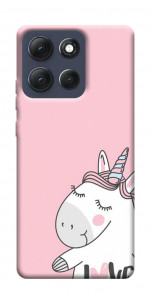 Чехол Unicorn love для Motorola Moto G86 Power