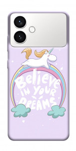 Чохол Believe in your dreams unicorn для Galaxy S26 Edge
