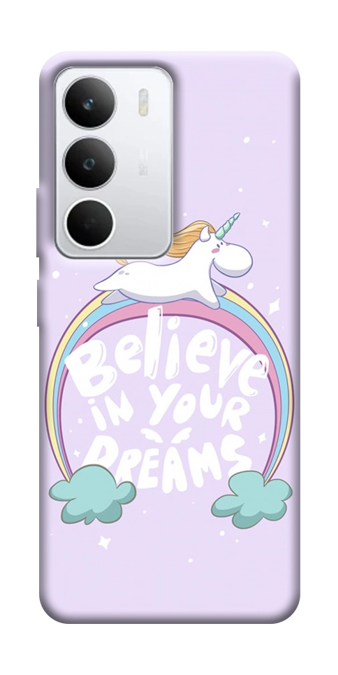 Чехол Believe in your dreams unicorn для Realme C71