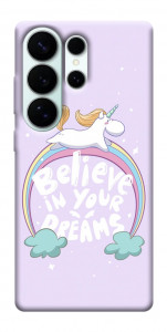 Чохол Believe in your dreams unicorn для Galaxy S26 Ultra