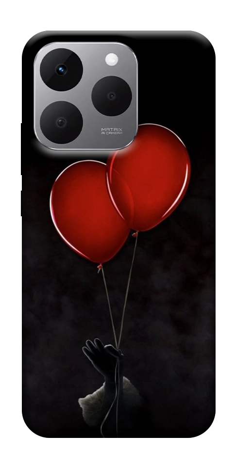Чехол Красные шары для Realme 15T