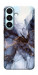Чехол Черно-белый мрамор для Galaxy S26