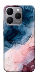 Чехол Розово-голубые разводы для Realme 15T