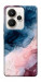 Чехол Розово-голубые разводы для Realme 15