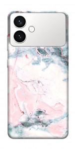 Чехол Розово-голубой мрамор для Galaxy S26+