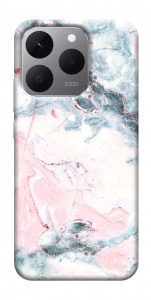 Чехол Розово-голубой мрамор для Realme 15T