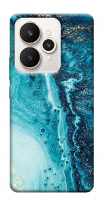 Чехол Голубая краска для Realme 15