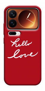 Чехол Hello love для Xiaomi 17 Pro