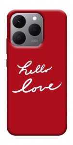 Чехол Hello love для Realme 15T