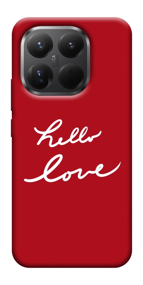 Чехол Hello love для Xiaomi 15T Pro