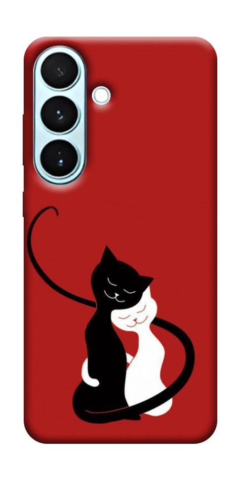 Чехол Влюбленные коты для Galaxy S26